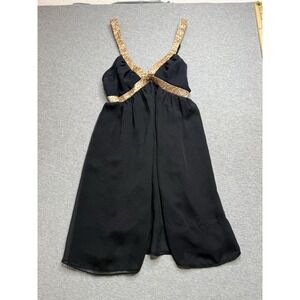 Victoria Secret Very Sexy Dress Sleeper S Sheer Leopard Open Back Lingerie